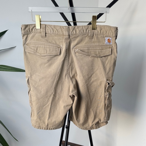 CARHARTT Tan Cargo Shorts | Tool Pocket | 36 - Picture 6 of 8